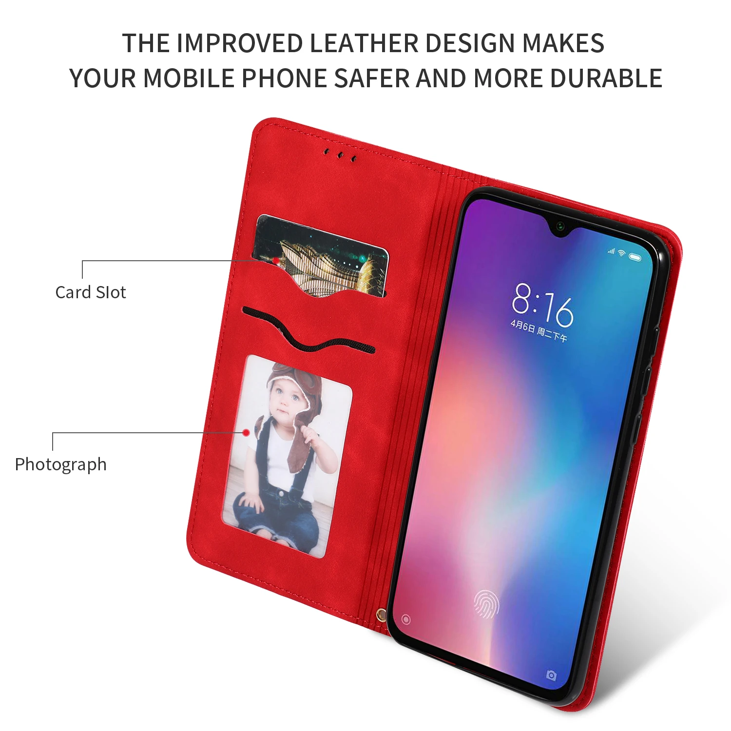 Роскошный флип-чехол для Xiaomi mi 9 Se 9T Red mi k20 8a 7a Note 8 8T 7 6 Pro Кожаный силиконовый Магнитный чехол-книжка