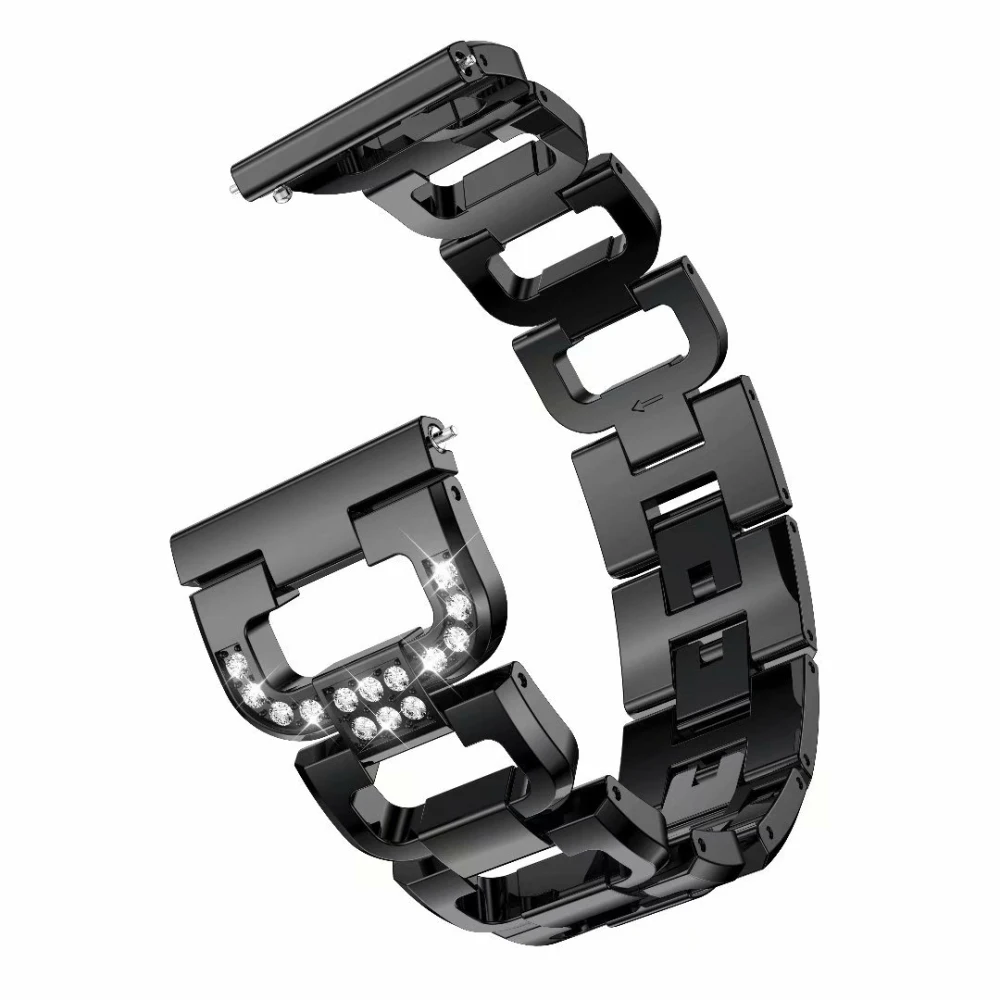Watch Band for Samsung Galaxy 46mm SM-R800 Diamond Stainless Steel Replacement Strap Belt Metal Wrist Bracelet | Наручные часы