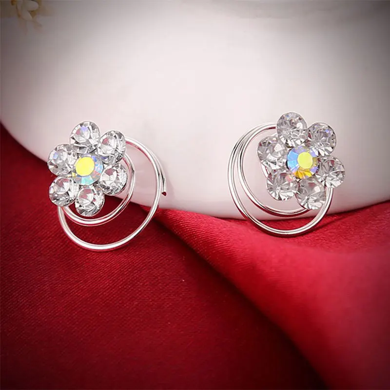 Заколки для волос с кристаллами стразы 12 шт. | Красота и здоровье