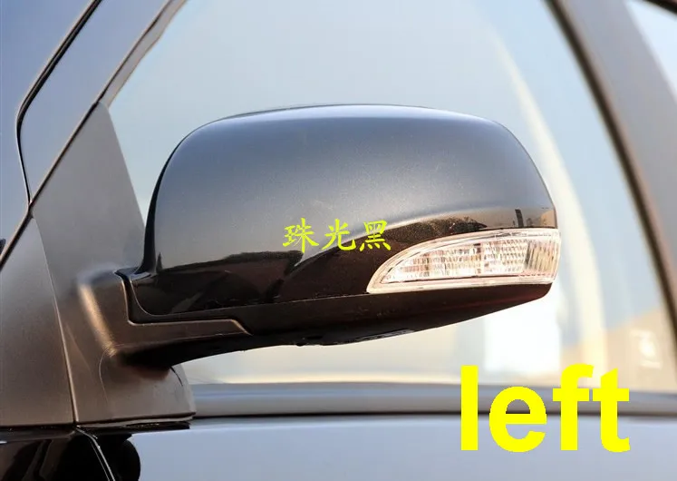 left side 1 шт для Защитные чехлы для сидений, сшитые специально для Great Wall Voleex C30 2013 боковое зеркало Зеркало заднего вида в сборе наружные зеркала заднего вида, 5-проводной-Голубые линзы в золотистой оправе - Цвет: left side