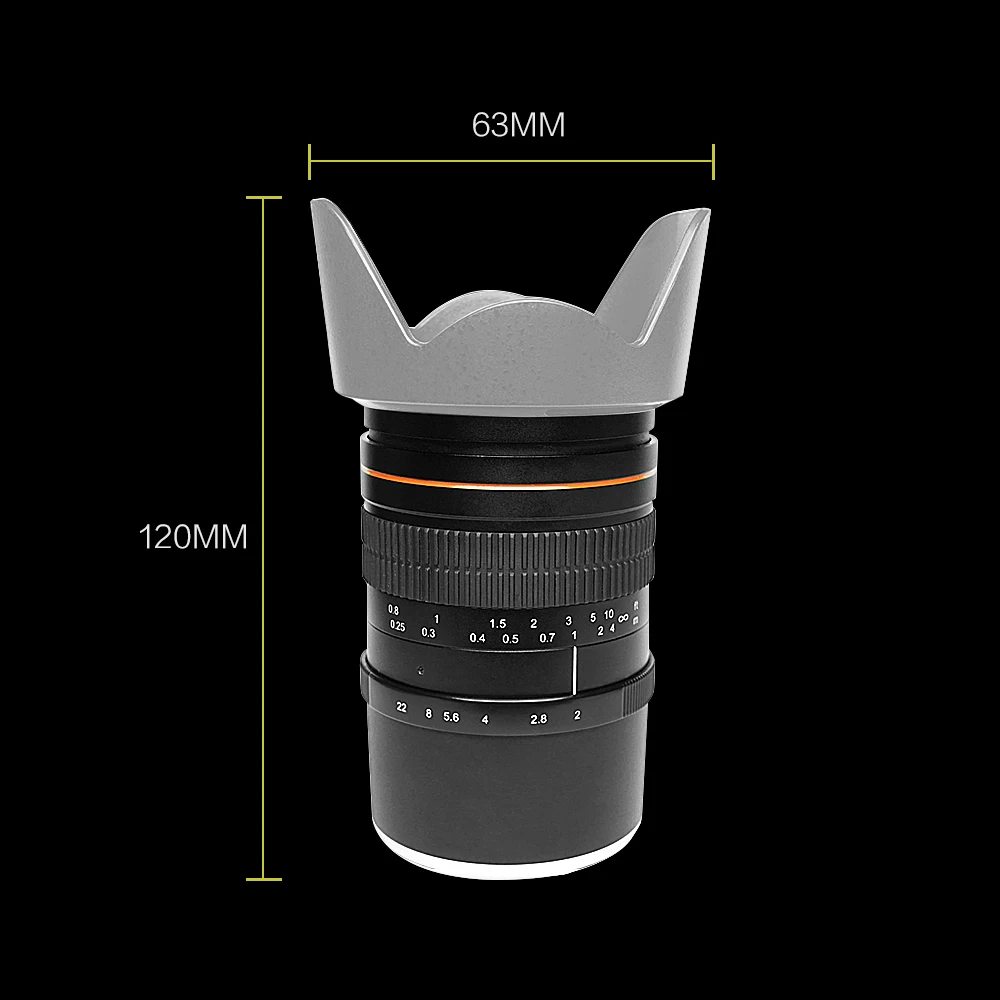 Kelda 35 мм F2.0 для мобильных телефонов с фиксированным фокусом с широкой диафрагмой объектив для Sony/Canon/Nikon D850 D810 A7 A7S A7R 5D Mark III IV 6D 80D