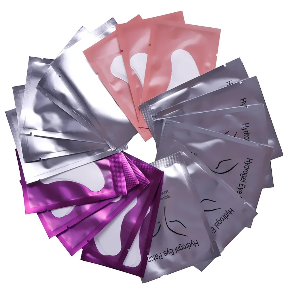 1 пара бумажных накладок для ресниц накладки под глаза ресницы наращивания