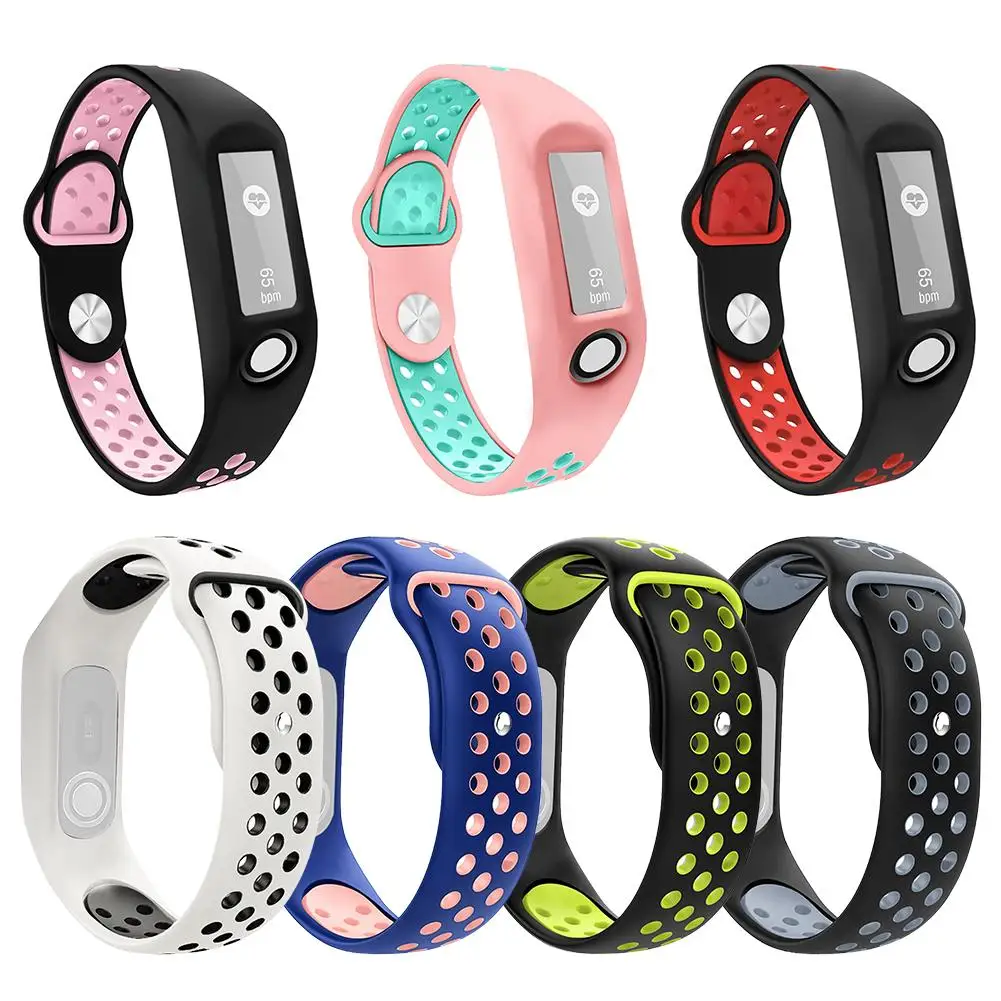 Сменный силиконовый ремешок для Tomtom Touch Band аксессуары смарт-часов двухцветный