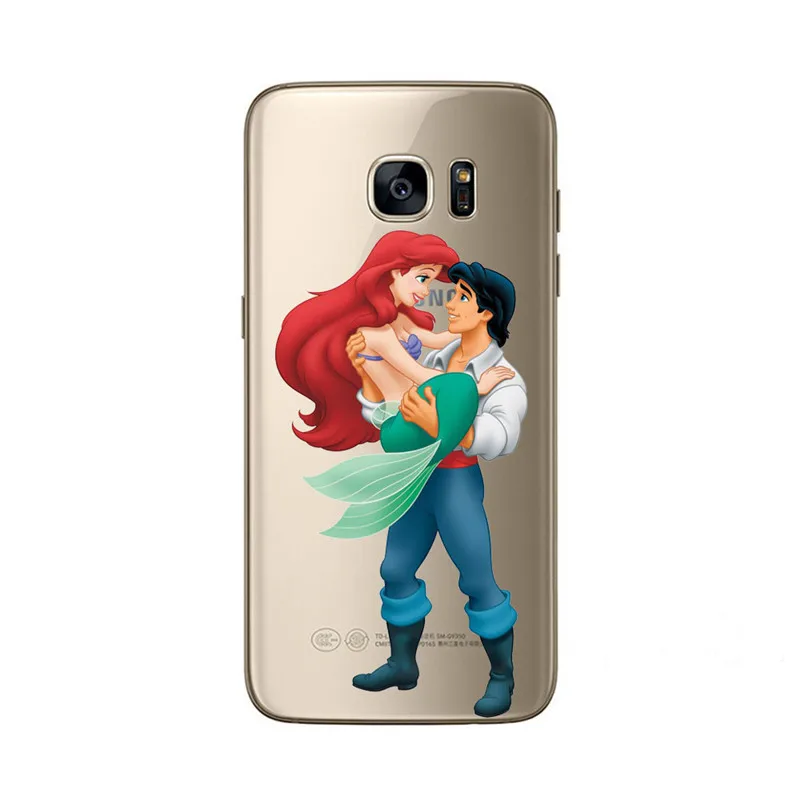 Для samsung Galaxy S7 класса люкс чехол для телефона Красавица и Чудовище Лев китайских
