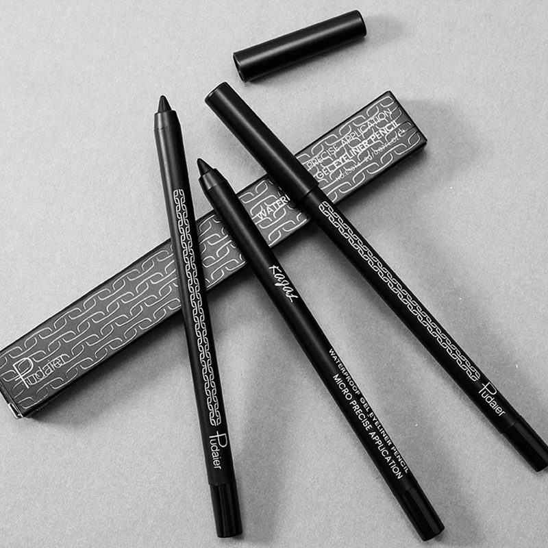 Макияжная подводка для глаз карандаш заточить сливочный Eye Liner легко носить Водонепроницаемый глаза Профессиональная ручка большой глаз косметические средства инструмент