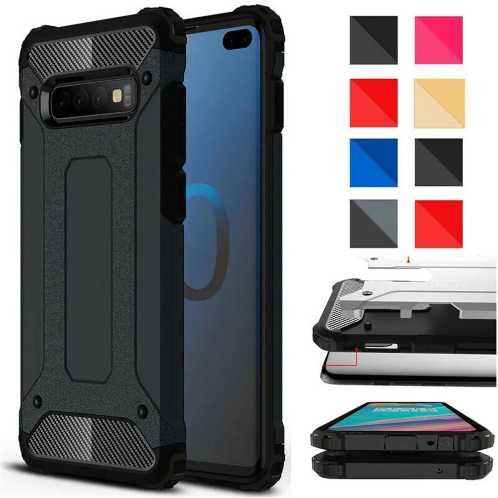 Защитный резиновый чехол VRSDES для Samsung Galaxy S10 Plus S10E S8 S9 S7 Edge Note 8 9 A6 A7 A8 A9 J8 J4 J6 Prime 2018