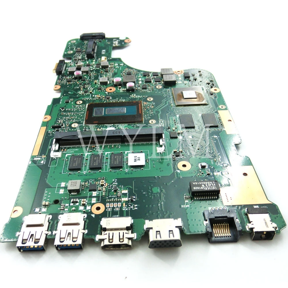 X555LJ MAIN_BD._4G/I3-5005CPU/AS GT920M/2G материнская плата REV 3,6 для Asus X555LJ фунтов лёгкий нейлоновый трос X555LF X555LD X555L VM590L материнская плата для ноутбука