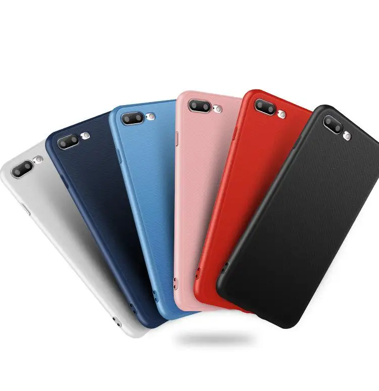 Новое поступление чехол для телефона iPhone 6 Plus 7 плюс углерода Волокно ТПУ Мягкий В