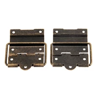 2pcs 52x41mm antique cabinet door hinge furniture accessories wood gift box hinge printing packaging jewelry box diy accessories