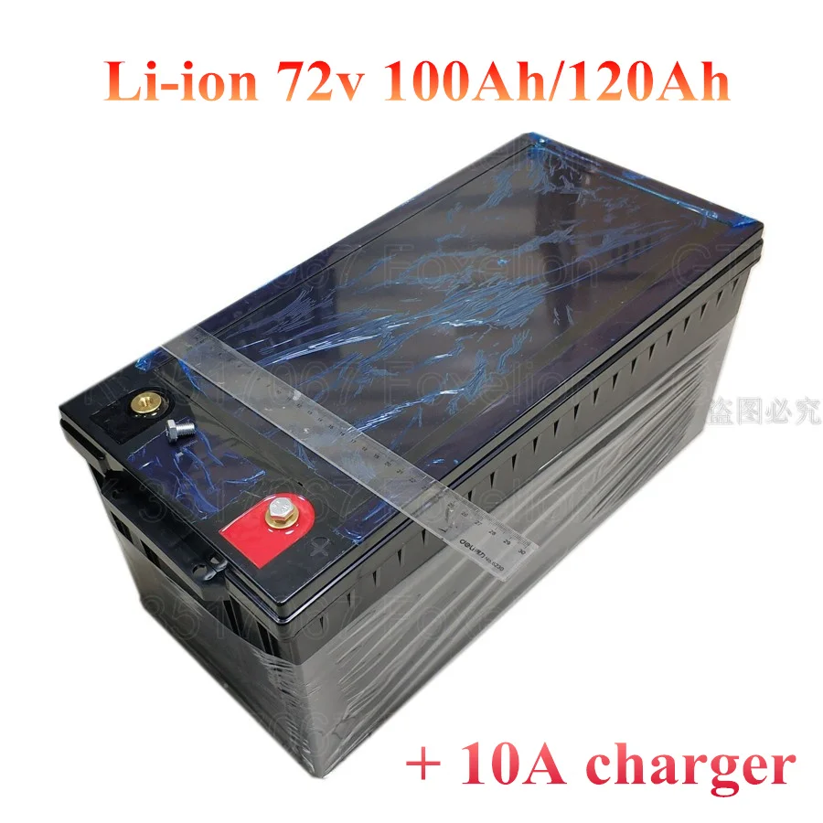 Водостойкая литиевая батарея 72v 100Ah 120Ah литий ионный аккумулятор 100A BMS для 7000w 6000W