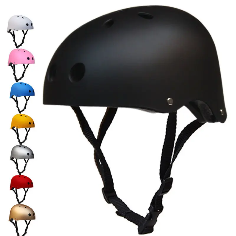 

YOUGLE Round Mountain Skate Bike Scooter Stunt Skateboard Bicycle Cycling Crash Strong Road MTB Safety Helmet 3 Size