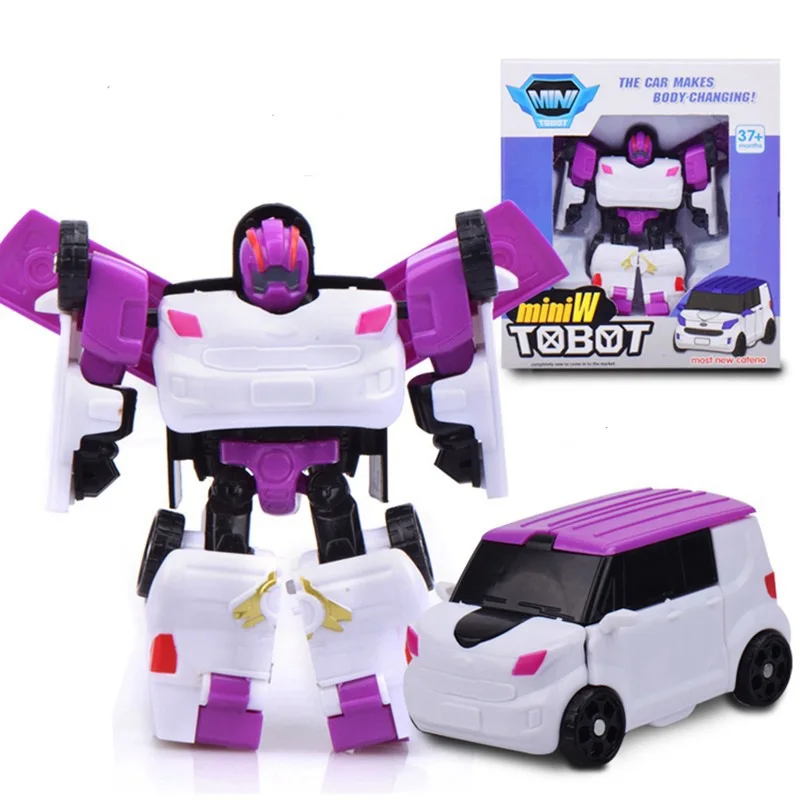 MINI1-238W-BOX 9 стилей, Tobot, 1 поколение, робот-машинки, игрушки для трансформации, мультфильм, деформация, аниме, Tobot, модель автомобиля, игрушки, подарок для детей - Цвет: MINI1-238W-BOX
