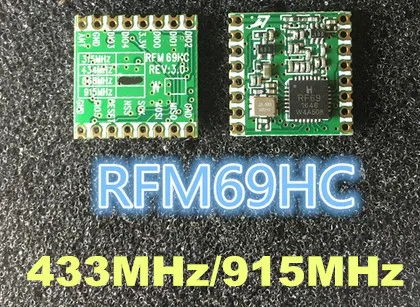 (2 шт.) RFM69HC RFM69HCW 100nW модуль частотного приемопередатчика 433 МГц 868 915 МГц|Коннекторы