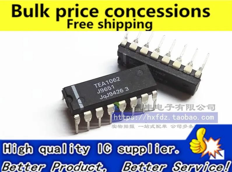 

Free shipping ALJ 10pcs/ 50pcs TEA1062 TEA1062A DIP-16 IC NEW
