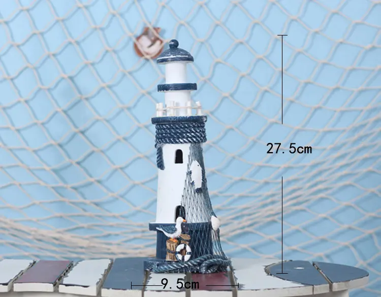 Средиземноморский деревянный маяк старые украшения для дома Креативные в