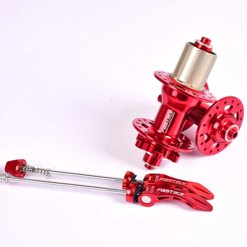 Втулка велосипедная 2018 года высокого качества DA201 Red Black с герметичными подшипниками для дискового тормоза, 24/28/32 отверстий, для горных велосипедов MTB, совместимая с 8/9/10/11 скоростями.