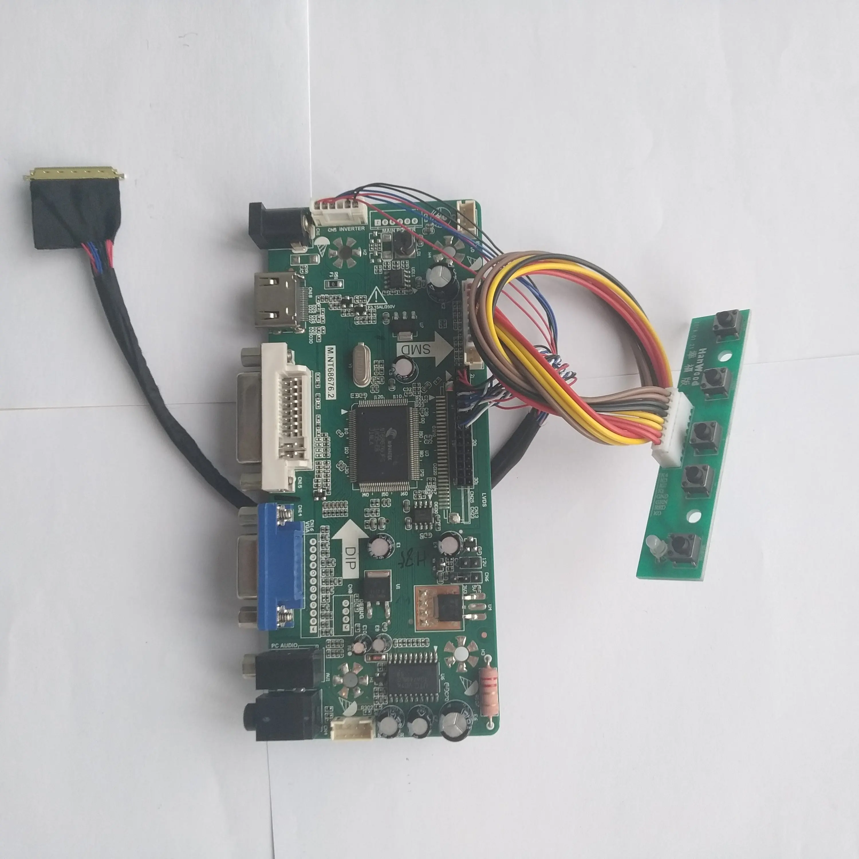 M.NT68676 DVI VGA LVDS светодиодный ЖК контроллер Плата дисплея для 40pin LP171WU7 1920*1200 комплект