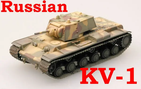 

Trumpeter 36275 1/72 Russian KV-1 1941 "3 Colors" Tank Panzer Model Armored Car TH07845-SMT2