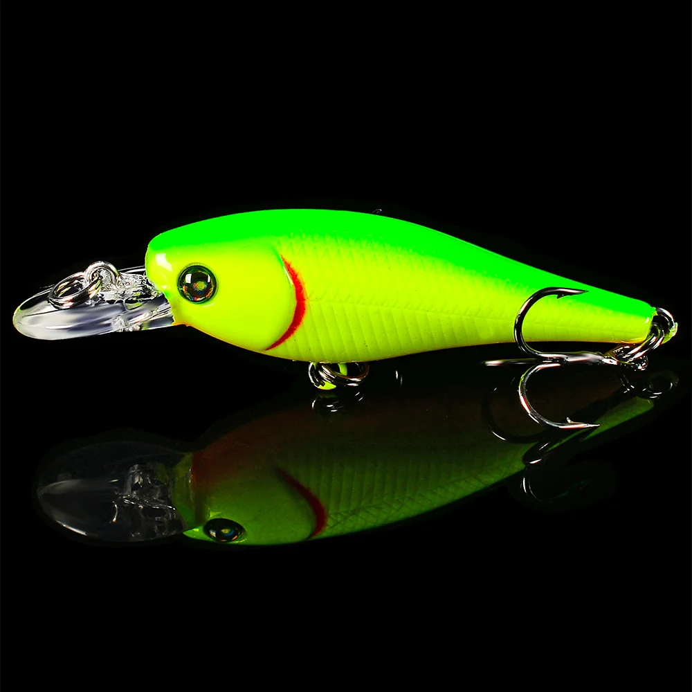 Minnow sunlure 1 шт. плавающая 6 7 см 2 &quot/5 5 г 0 унций живопись жесткая приманка для рыбалки