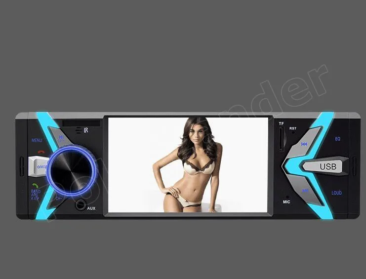 Горячая Распродажа 1 DIN 4 дюйма автомобильное радио Видео Стерео MP4 MP5 плеер Bluetooth
