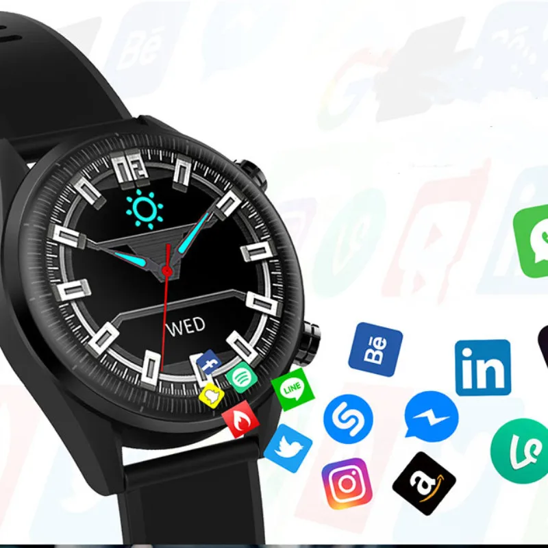 KingWear KC05 Pro 4G Смарт часы Android 7 1 MTK6739 четырехъядерный телефон 3 ГБ ОЗУ 32 Гб ПЗУ gps 8MP