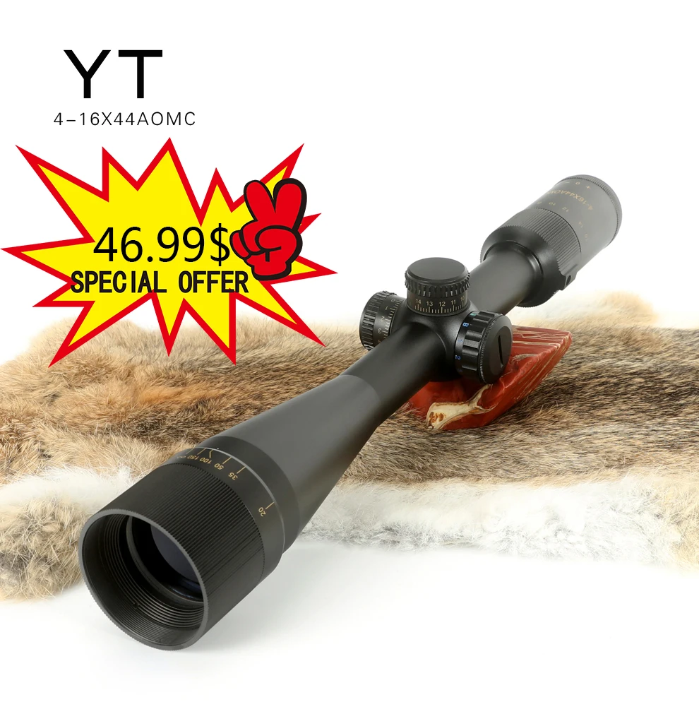 

BSA оптика 4-16x44 ST тактический оптический прицел зеленый красный прибор ночного видения для освещения Охота прицел снайперской винтовки стра...