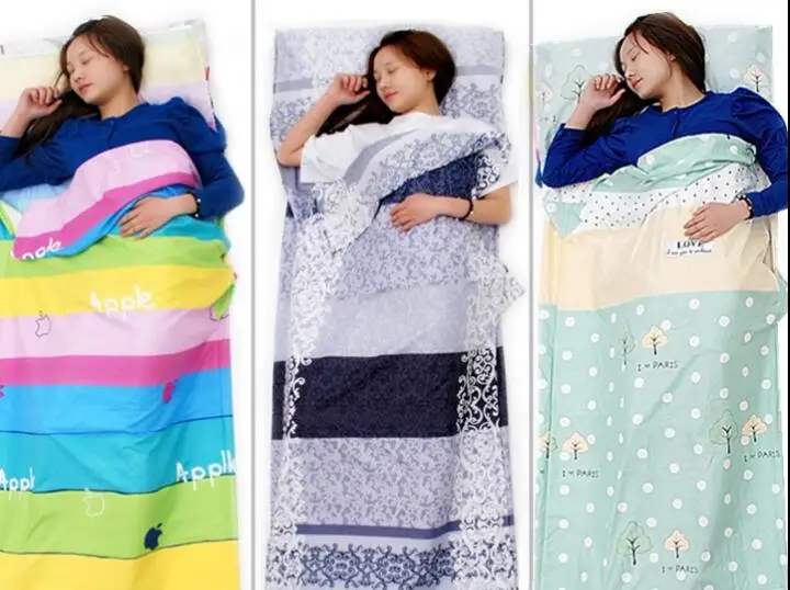 

Новый портативный хлопковый спальный мешок для путешествий на открытом воздухе, принадлежности для отеля, стиль B