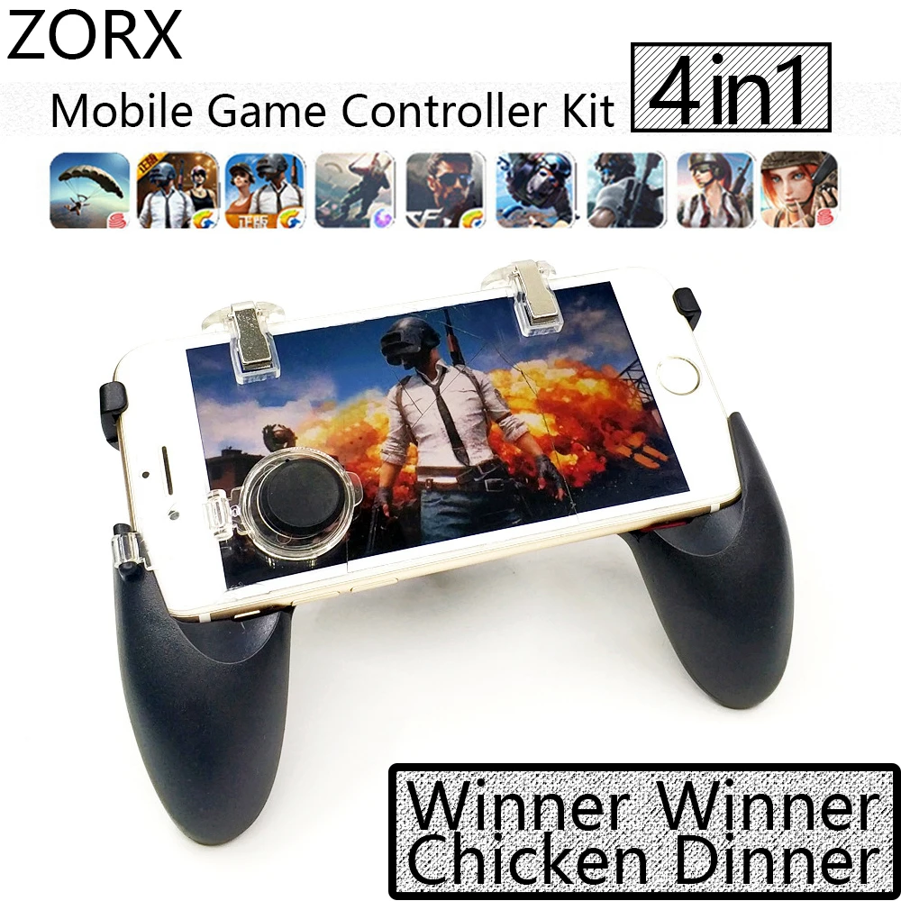 Zorx игрового контроллера геймпад для мобильного телефона контроллер L1R1 шутер