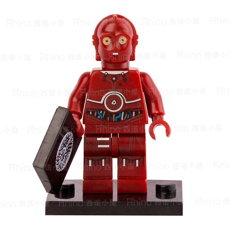 Singlesale Звездные войны Rogue One красный C 3PO робот R2D2 BB8 люк Obi Wan собрать Минифигурки