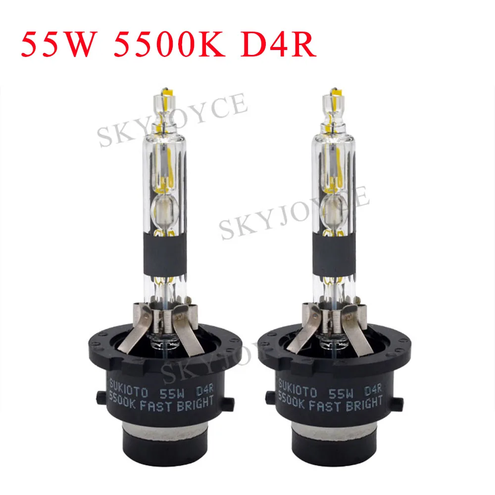 SKYJOYCE быстрая яркая 55 Вт D2S D2R D4S D4R HID лампа для балласт комплект 5500 к белый