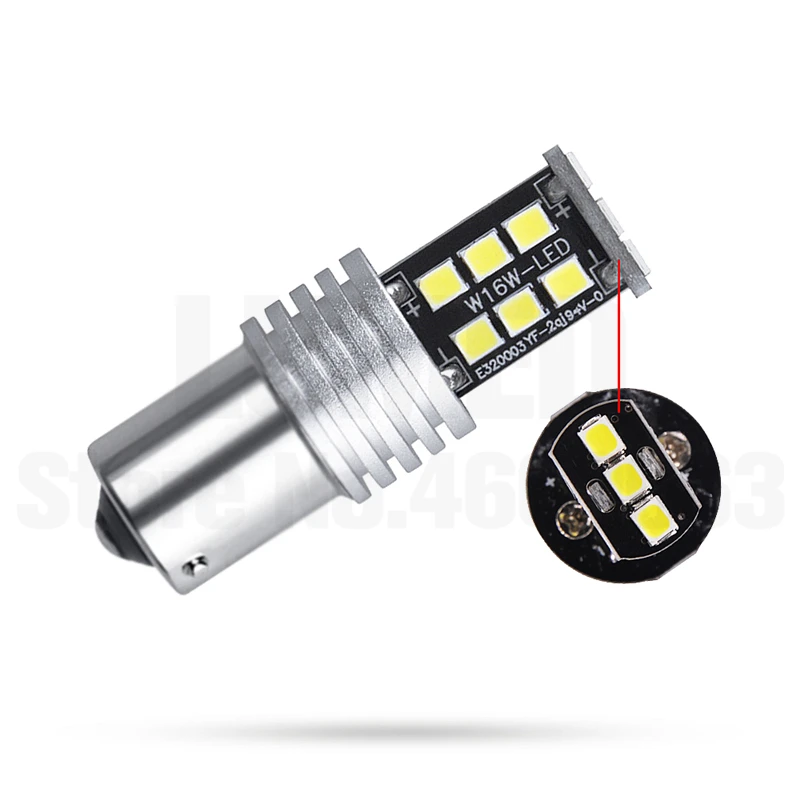 

2x Car 1156 1157 7440 7443 3156 3157 P21W BA15S 15 LED 2835 Smd Auto Brake Light Tail Lamp Driving Light Reverse Turn Signal
