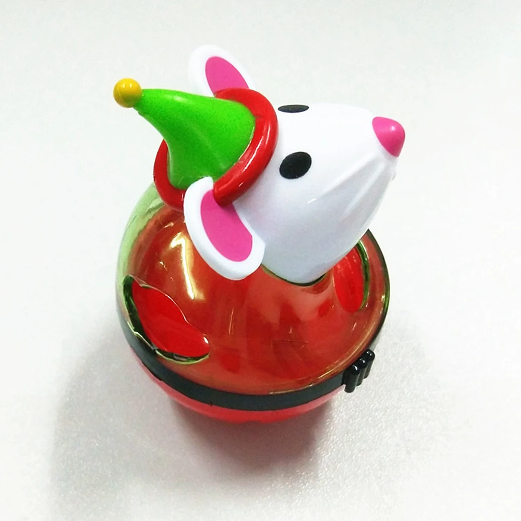 Мяч для домашних питомцев поилка мыши собаки дозатор еды Рождественский воды