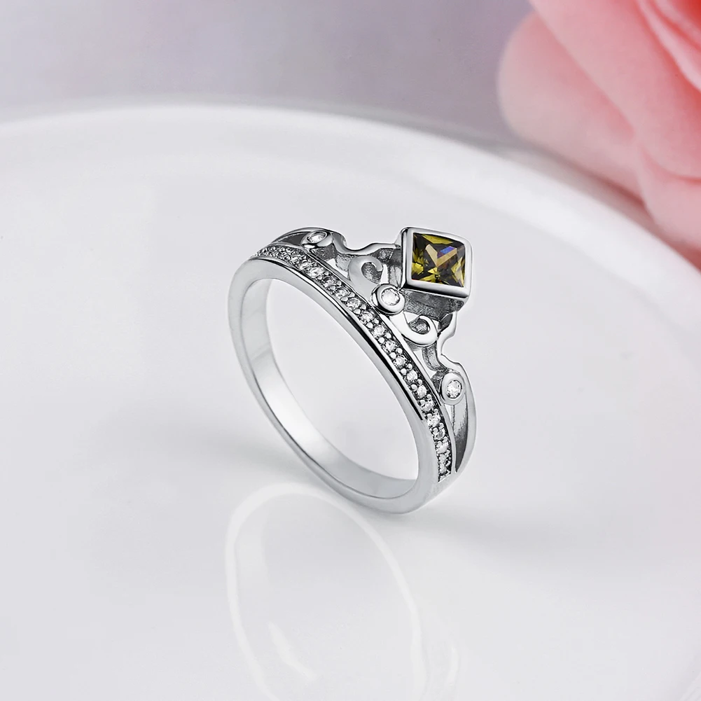 Мода стерлингового серебра Crowm Форма принцессы кольца для|ring|ring fashionring ring |
