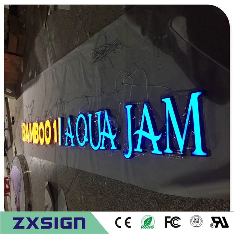 

Custom Outdoor advertising front lit Acrylic led letters, led channel letters