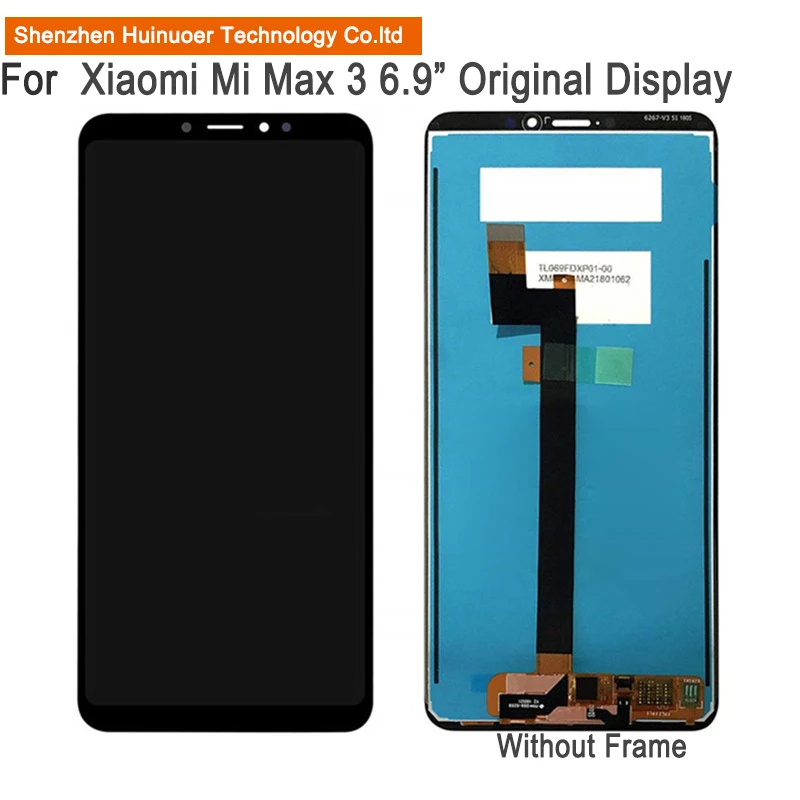 Для Xiaomi Mi Max3 Max 3 ЖК-дисплей кодирующий преобразователь сенсорного экрана в сборе для Xiaomi Mi Max2 Max3 Max 2 3 ЖК-дисплей с рамкой