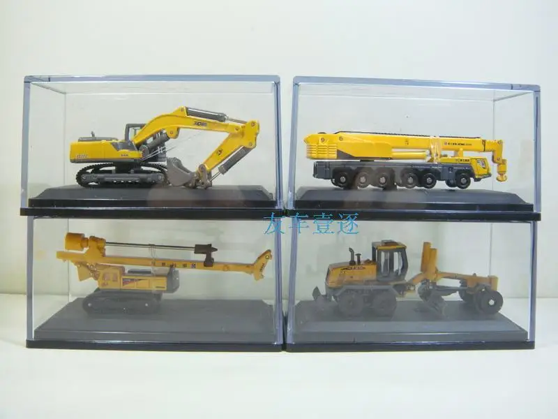 MINI1:87 XCMG 4 шт. автомобильный станок для копания кранов сверлильный грейдер