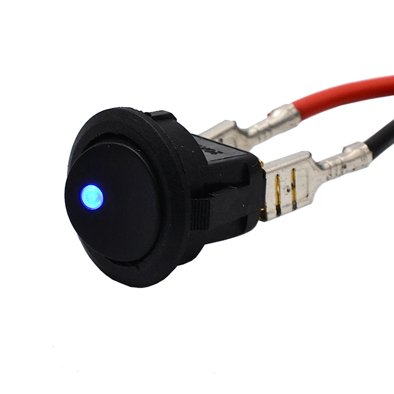 WUPP 12V 20A светодиодный выключатель света фары противотуманные рабочие огни переключатель круглый тип лодки