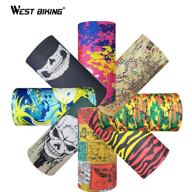 Женская велосипедная маска бандана впитывающая влагу бесшовная Фата головной