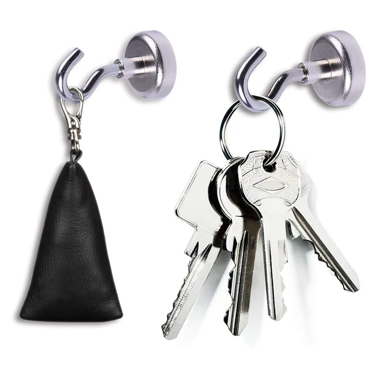 4 шт. Магнитные Крючки мощный сверхмощный неодимовый магнит на поверхности