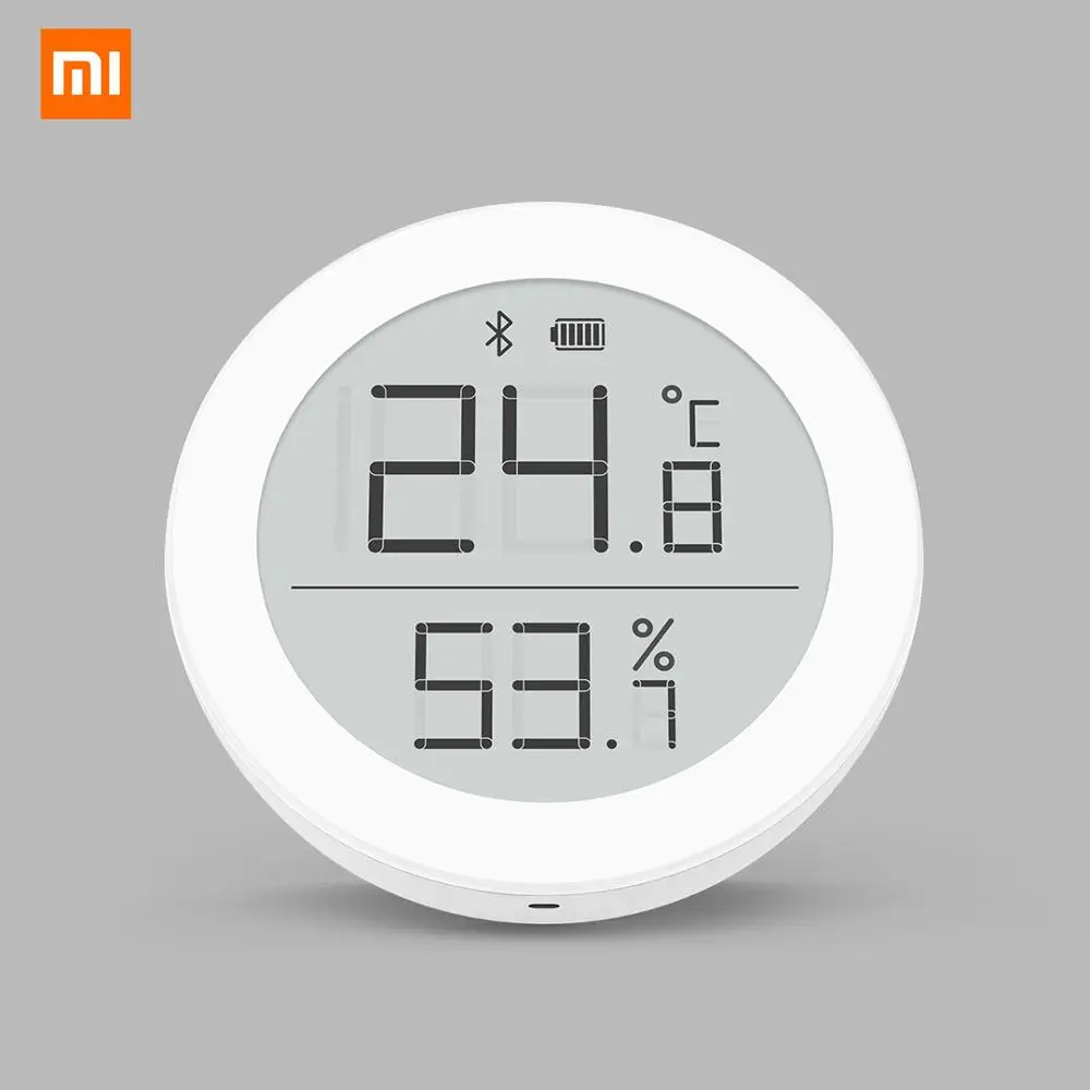 White Mi jia QingPing Bluetooth температура Смарт Hu mi dity сенсор ЖК-экран цифровой термометр измеритель влажности для mi Home APP - Цвет: White