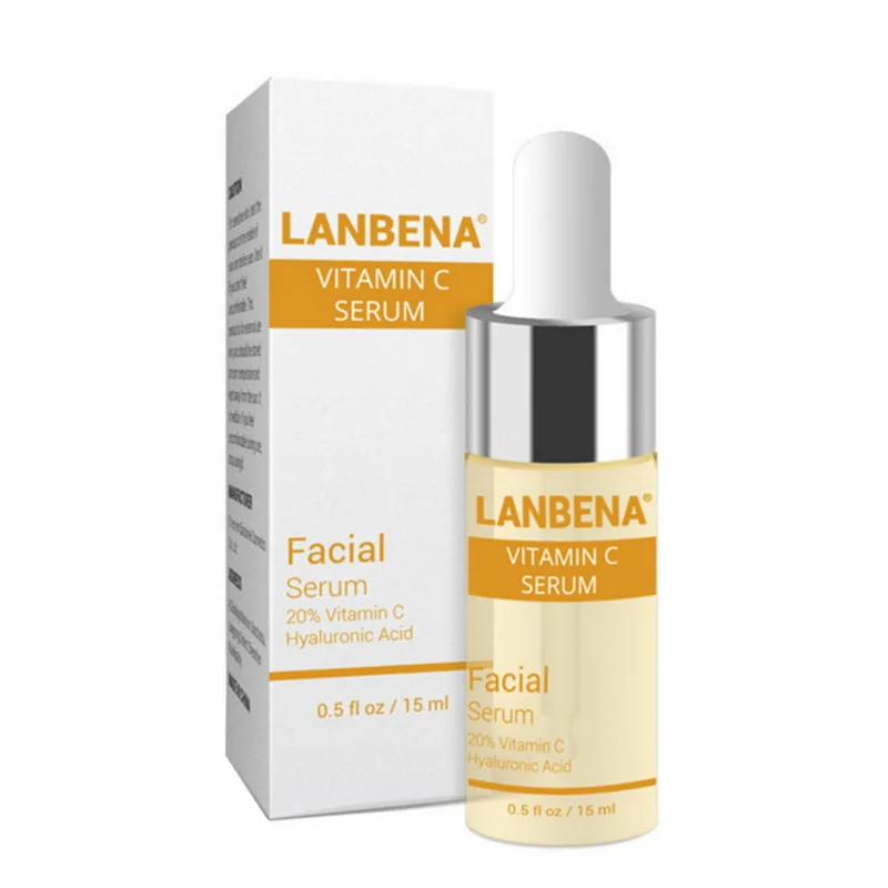 LANBENA Vitamina C Сыворотка для лица с гиалуроновой кислотой отбеливающая уход за