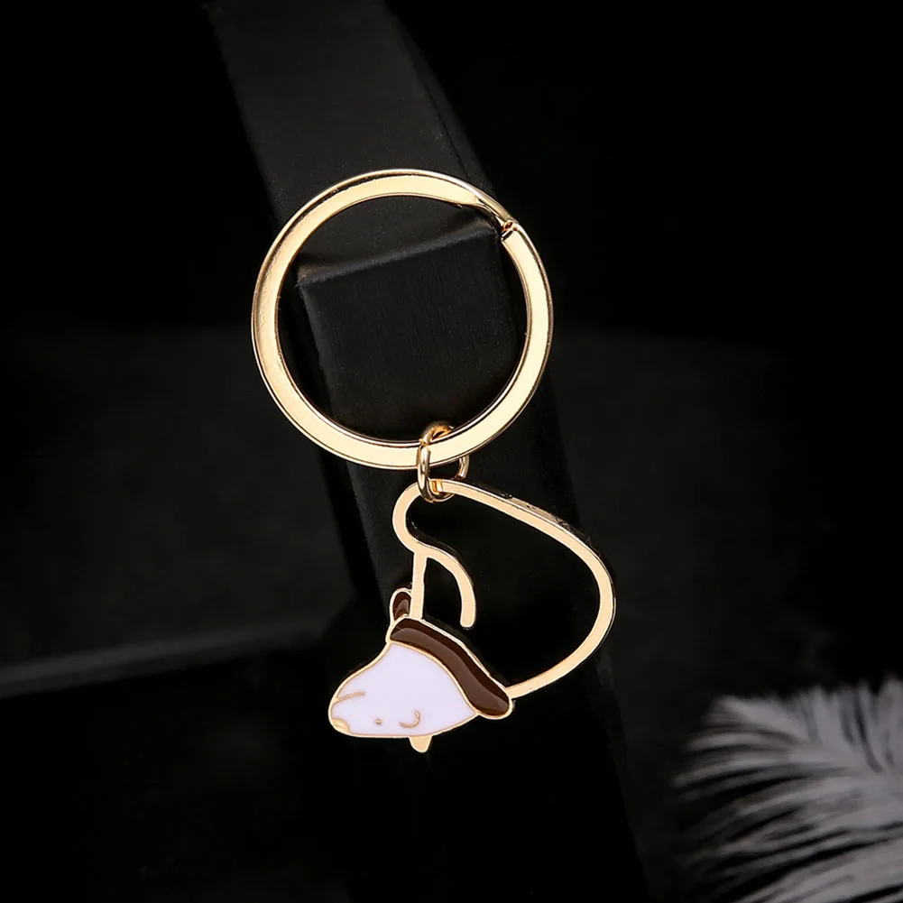 Polar Bear Penguin Rose Flower Pendant Keychain Key Ring Holder Bag Phone Decor | Украшения и аксессуары
