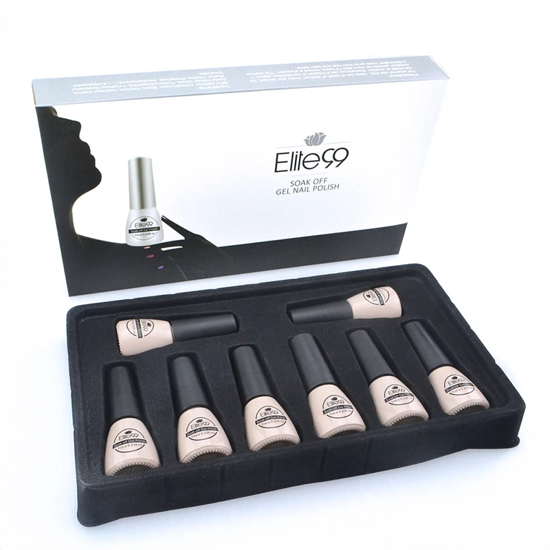 Гель лак для ногтей Elite99 1 коробка гель маникюра 7 мл|led gel nail|color nailsgel nail |