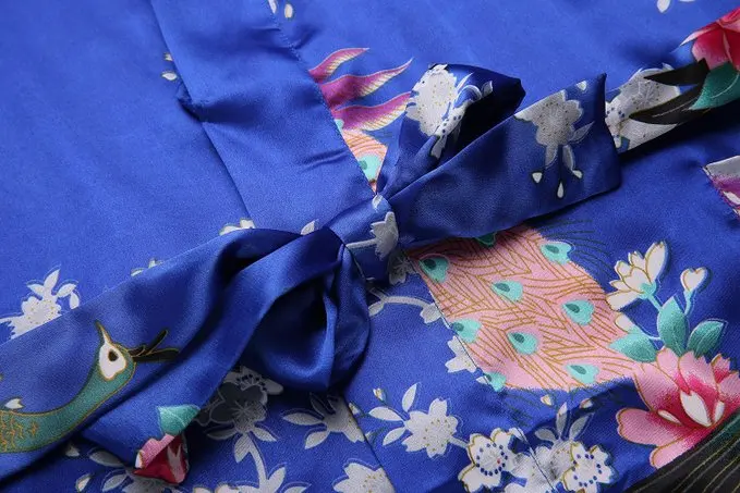 Летнее Новое поступление женское шелковое атласное кимоно юката свадебное