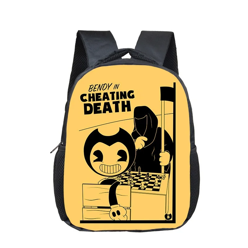 Bendy 21 12 дюймов Бенди и чернильная машина детский сад Infantile маленькая школьная сумка с мультяшными рисунками Детская сумка для малышей Детский рюкзак - Цвет: Bendy 21