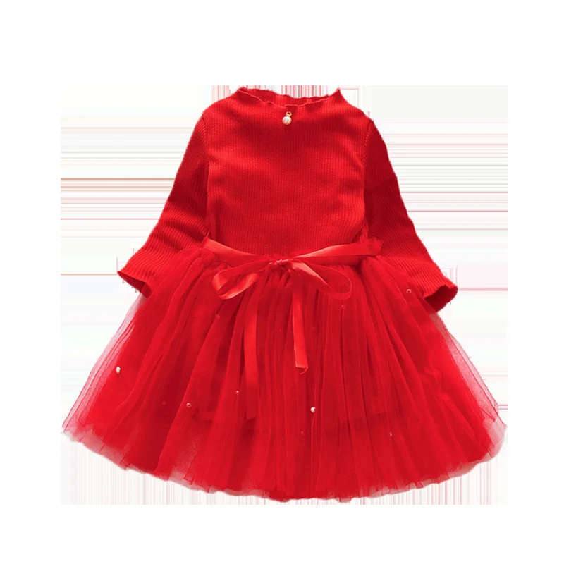 Платье для девочек новинка 2019 осенне-зимняя брендовая одежда кружевное