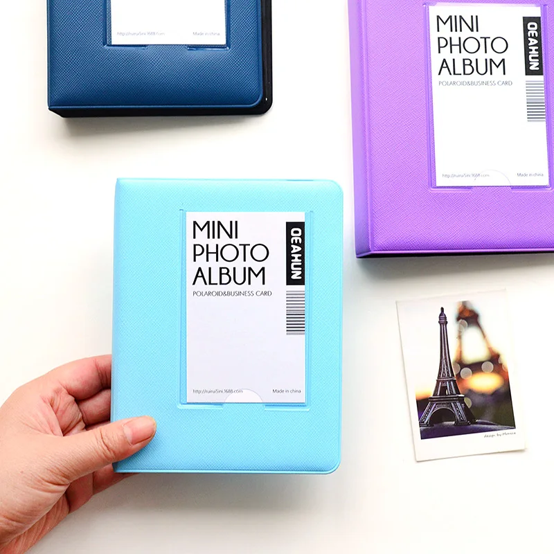 3 дюйма 64 Карманы Мини Фотоальбом для Instant Polaroid Картина чехол для ЖК-дисплея с подсветкой Fujifilm Instax Мини пленка instax 6.8x каблук 10 см Polaroid Альбом