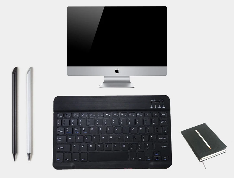 Тонкая мини Bluetooth беспроводная клавиатура для Android планшета iPad Apple iPhone смартфон iOS Windows портативная клавиатура эргономичная