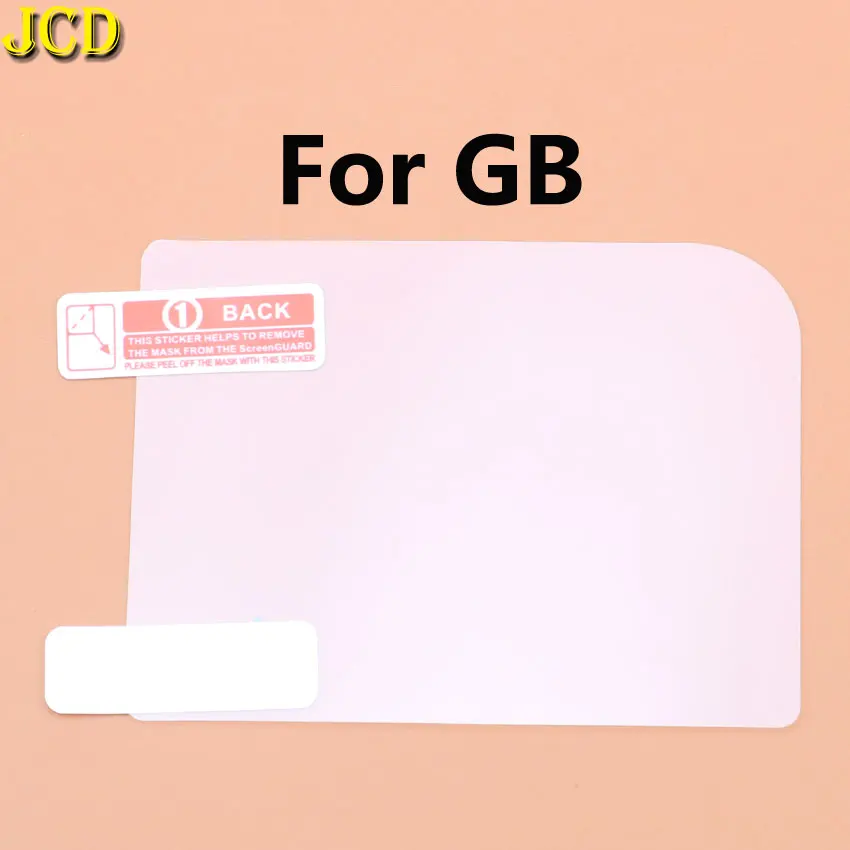 JCD 1 шт. пластиковая прозрачная для GBP карманная Защитная пленка для экрана для приставка Gameboy GB Advance GBA GBC GBA SP для GBM Защитная пленка для экрана - Цвет: For GB