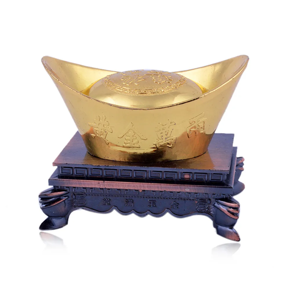 

Хит продаж 2016, золотые слитки Feng Shui, китайские металлические слитки K1031